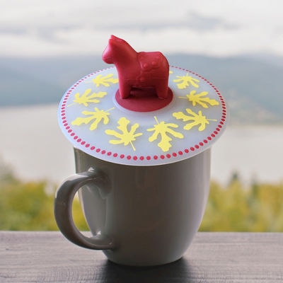 kupować Przystosowalna Cute Cartoon Coffee Cup Silicone Lid Wielokrotnie używalna Powstałość Puchar Puchar Puchar Puchar Puchar Puchar Puchar online manufacture