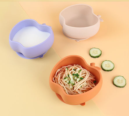 Nie toksyczne produkty spożywcze Silicone Baby Food Bowl Sukienka dziecięca Sukienka Silicone Bowl Ćwiczenia Zdolność żywieniowa dziecka