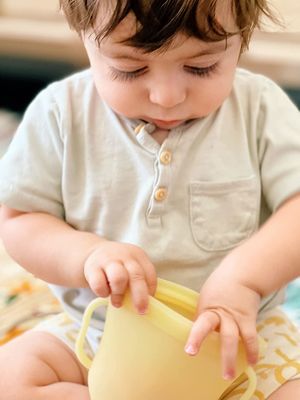 Spożywczy silikonowy kubek na przekąski dla dzieci Kubek do przechowywania żywności Silikonowa torba do przechowywania mleka dla niemowląt