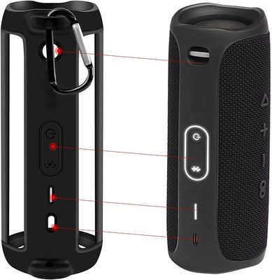 Fabryka Niestandardowy Bluetooth głośnik silikonowy pokrywa ochronna pokrywa muszelka wszechstronna pokrywa ochronna przeciwkolizja
